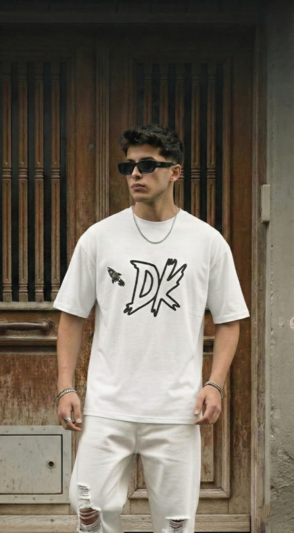 DK Graphic White T-shirt