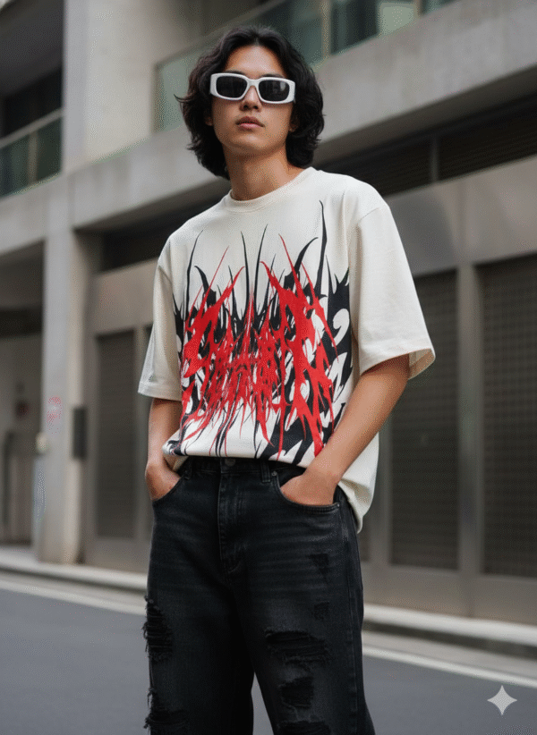 Graphic Print Oversized T-Shirt