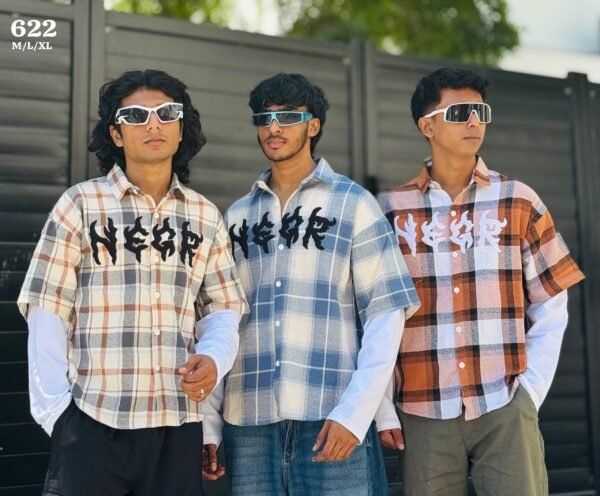 Men's Plaid Short Sleeve Shirt