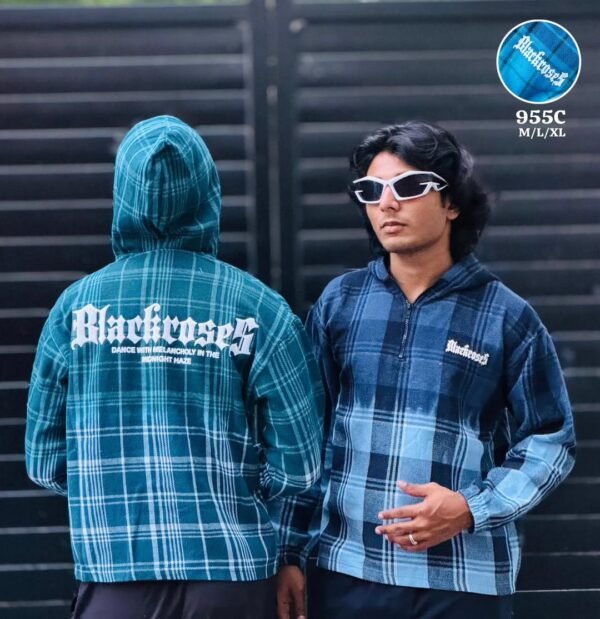 Blackroses Plaid Hoodie